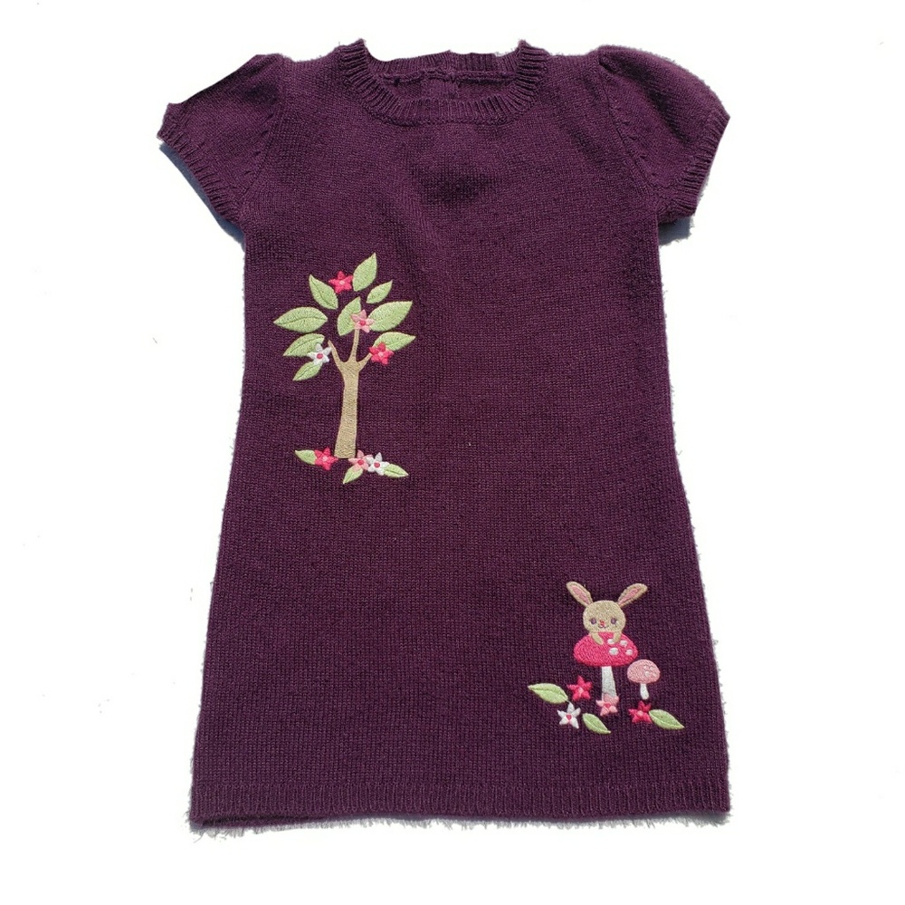 Crazy 8 Dress Size 3 Bunny Blossom Vintage Sweater
